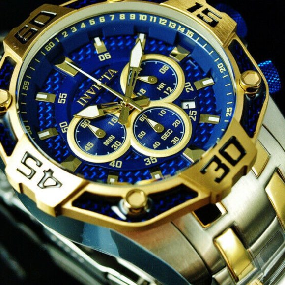 Pro Diver 52mm Gold 2 Tone Watch Men's Watch - Picture 3 of 6